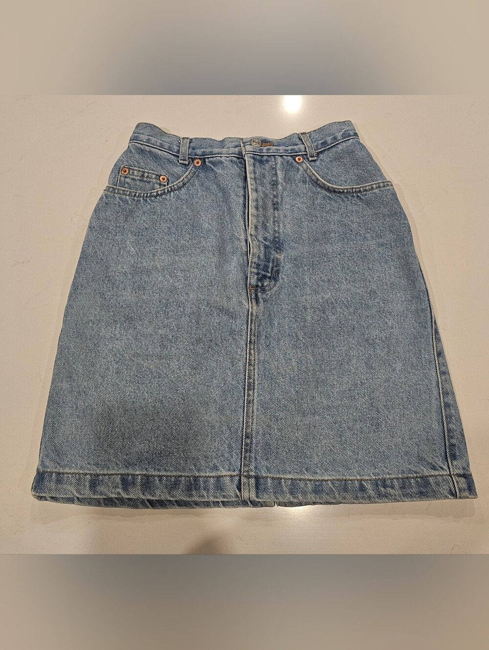 Vintage GAP Womens Denim Skirt 5/6-00/0 XXS-100% Cotton